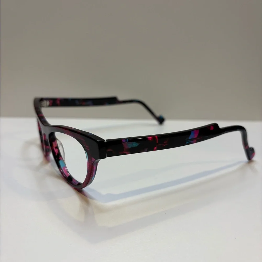 Theo Rubik 3 - THEO EYEGLASSES THEO GLASSES CAT EYE WOMENS GLASSES FRAMES ONLY - Picture 5 of 16